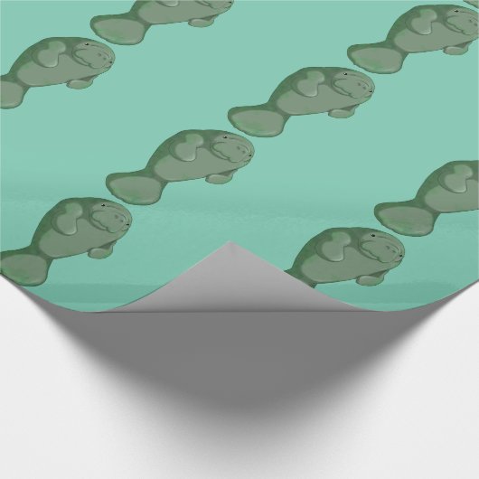 Manatis Geschenkpapier (Ecke)