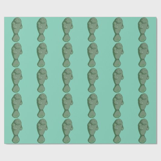 Manatis Geschenkpapier (Flach)