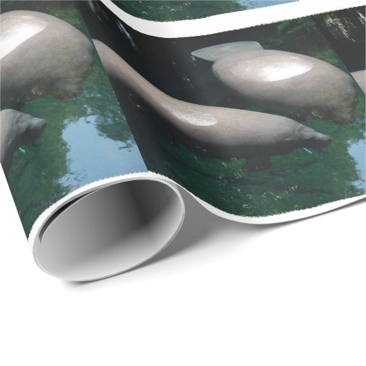 Manatis Geschenkpapier (Rolleneckpunkt)