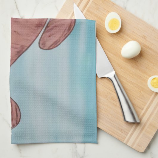 Manatis Geschirrtuch (Viertel Falte)