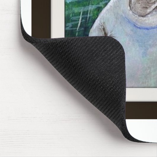 Manatis-Liebe Mousepad (Ecke)