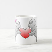 Manatis-Liebe-Tasse Kaffeetasse (Mittel)