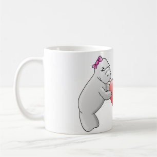 Manatis-Liebe-Tasse Kaffeetasse