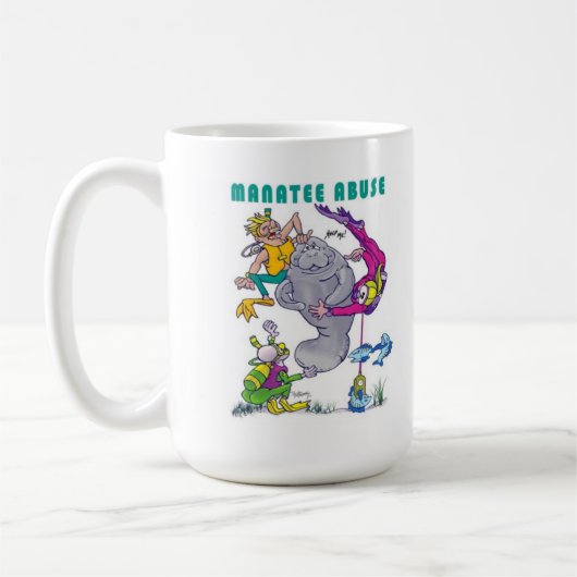 Manatis-Missbrauch - Manatis-Rechte - Kaffeetasse (Links)