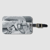 Manatis-Mutter mit Kalb-Gepäckanhänger Gepäckanhänger (Vorderseite (Horizontal))