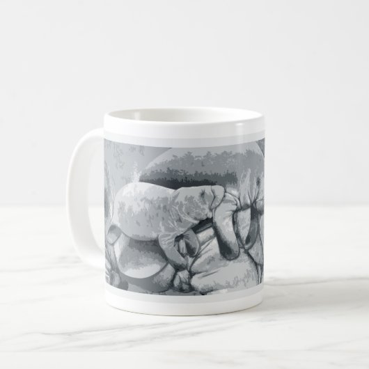Manatis-Tasse Kaffeetasse (Vorderseite Links)