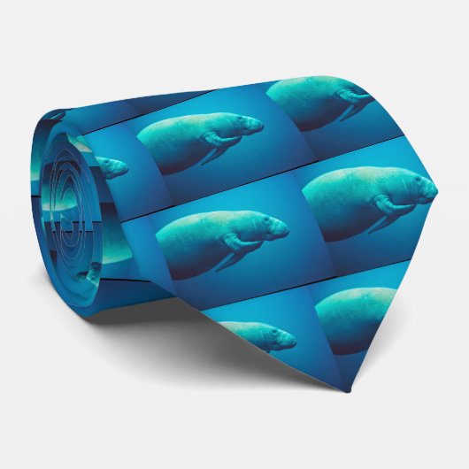 Manatis-Verkratzen Krawatte (Gerollt)