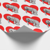 Manatiskunst Geschenkpapier (Ecke)