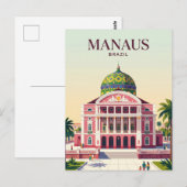 Manaus Brasilien Postkarte (Vorne/Hinten)