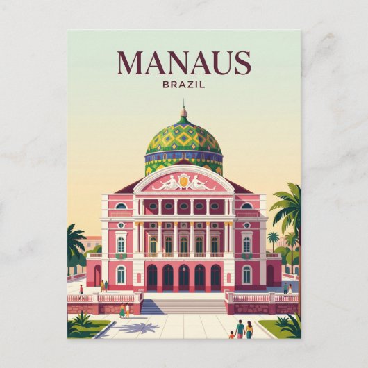 Manaus Brasilien Postkarte (Vorderseite)