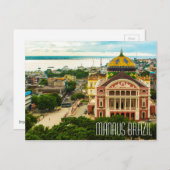 Manaus Brasilien Postkarte (Vorne/Hinten)