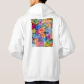 Manaus Brazil City Map Hoodie (Rückseite)
