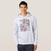 Manaus Brazil City Map Hoodie (Vorne ganz)