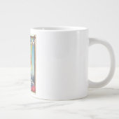 Manaus Brazil Vintage Reiseplakat Jumbo-Tasse (Rechts)