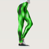 Manchado verde e preto estilo pastilhas de vidro leggings (Rechts)