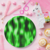 Manchado verde e preto estilo pastilhas de vidro pappteller (Party)