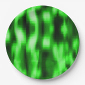 Manchado verde e preto estilo pastilhas de vidro pappteller (Vorderseite)