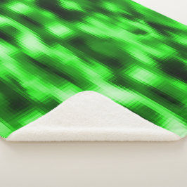 Manchado verde e preto estilo pastilhas de vidro sherpadecke