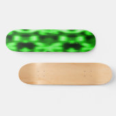 Manchado verde e preto estilo pastilhas de vidro skateboard (Horizontal)