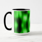 Manchado verde e preto estilo pastilhas de vidro tasse (Links)