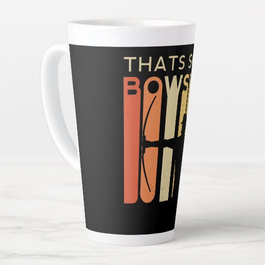 Manche Bowshit Bogenschießspende Milchtasse (Linke Ecke)