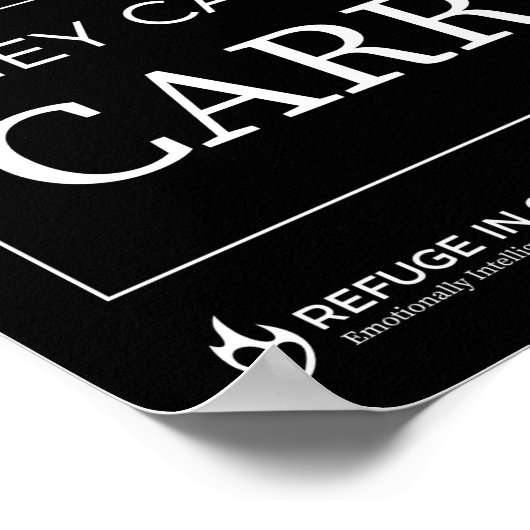 Manche Dinge können nicht repariert werden - druck Poster (Ecke)