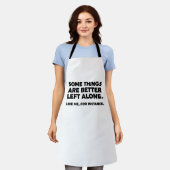 Manche Dinge sind allein besser Links. Wie ich Schürze (Getragen)