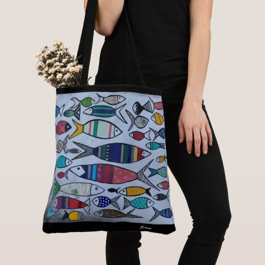 Manche fischen Tasche (Von Nahem)