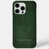 Manche Führungskraft Leinendesign mit Namen Case-Mate iPhone Hülle (Rückseite)