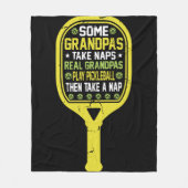 Manche Großpas nehmen Nickerchen. Echte Großpas sp Fleecedecke (Vorderseite)