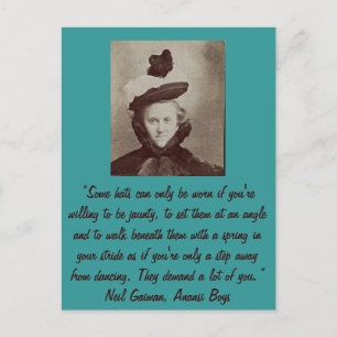 Manche Hüte können nur getragen werden, wenn Sie.. Postkarte