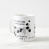 Manche Leute machen die Welt-Sonderaktion Kaffeetasse (Vorderseite Links)