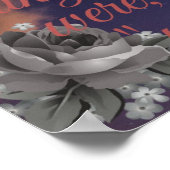 Manche Männer sehen Dinge aus Holz Poster (Ecke)