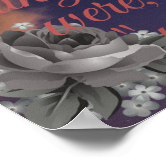 Manche Männer sehen Dinge aus Holz Poster (Ecke)