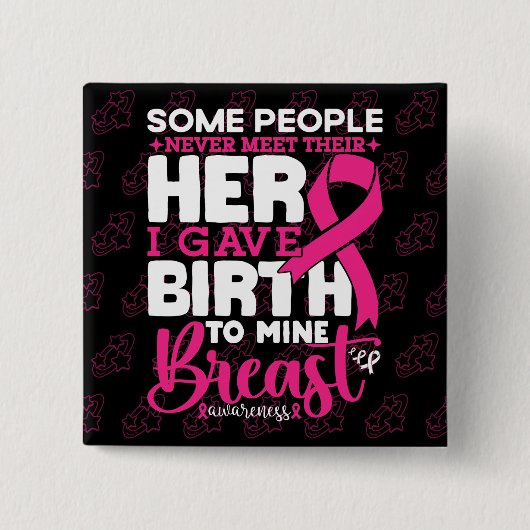 Manche Menschen treffen nie auf ihr Heldenbrust-Be Button (Vorderseite)