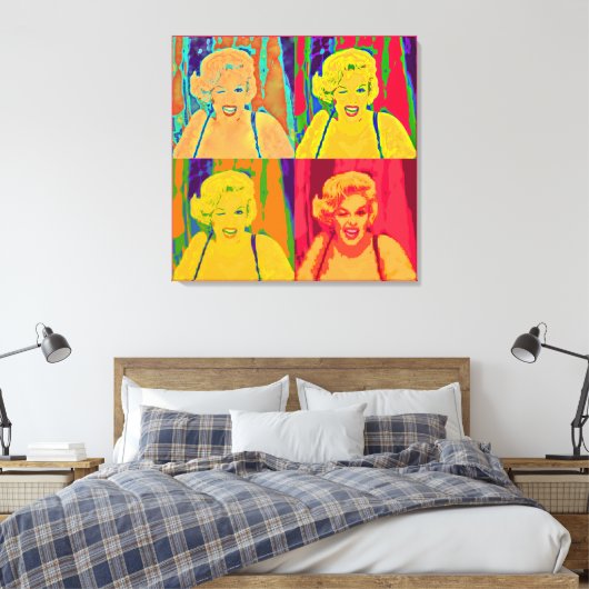 Manche mögen Pop Art Leinwanddruck (Insitu (Schlafzimmer))