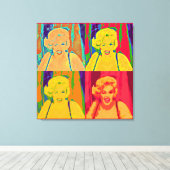 Manche mögen Pop Art Leinwanddruck (Insitu (Holzboden))