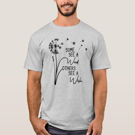 Manche sehen einen Wind, manche sehen einen schwar T-Shirt (Vorderseite)