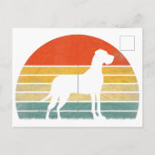 Manche sind bei Great Dane Lover Dog Lover Geboren Ankündigungspostkarte (Rückseite)