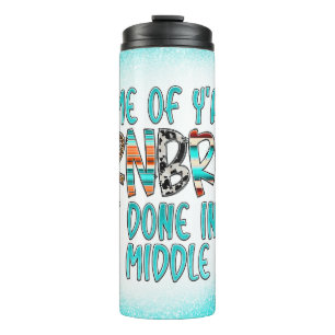 Manche von Yas Maisbrot werden nicht in der Mitte  Thermosbecher