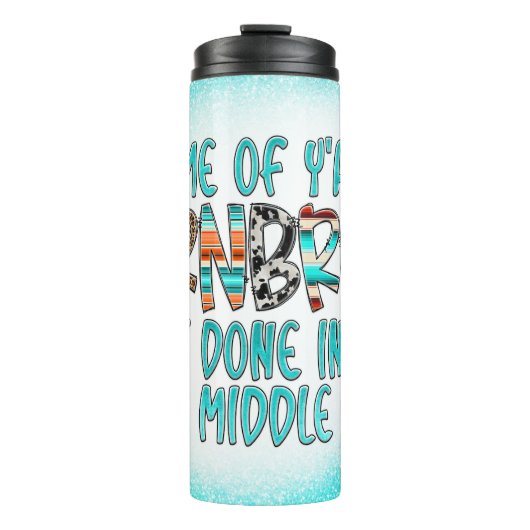 Manche von Yas Maisbrot werden nicht in der Mitte Thermosbecher (Vorderseite)