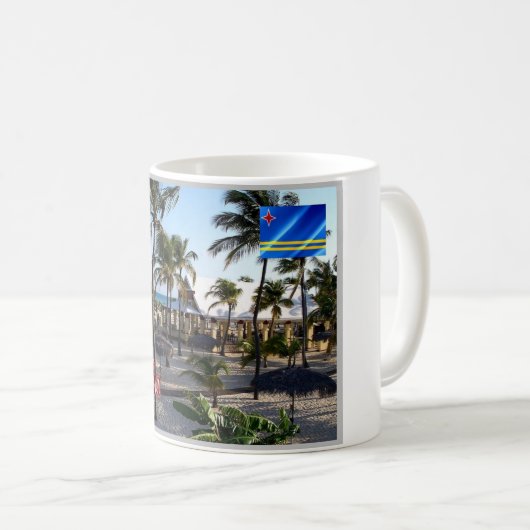 Manchebo Beach - Aruba - Kaffeetasse (VorderseiteRechts)