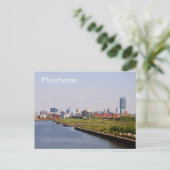 Manchester aus Salford Quays Postcard Postkarte (Stehend Vorderseite)