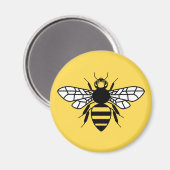 Manchester Bee Magnet (Vorderseite/Rückseite)
