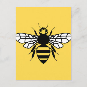 Manchester Bee Postkarte