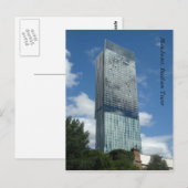 Manchester, Beetham Tower Postkarte (Vorne/Hinten)