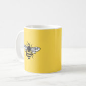 Manchester-Biene Kaffeetasse (Vorderseite Links)