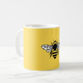 Manchester-Biene Kaffeetasse (Vorderseite Links)