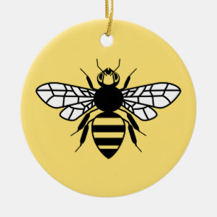 Manchester-Biene Keramikornament