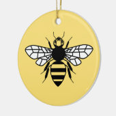 Manchester-Biene Keramikornament (Links)